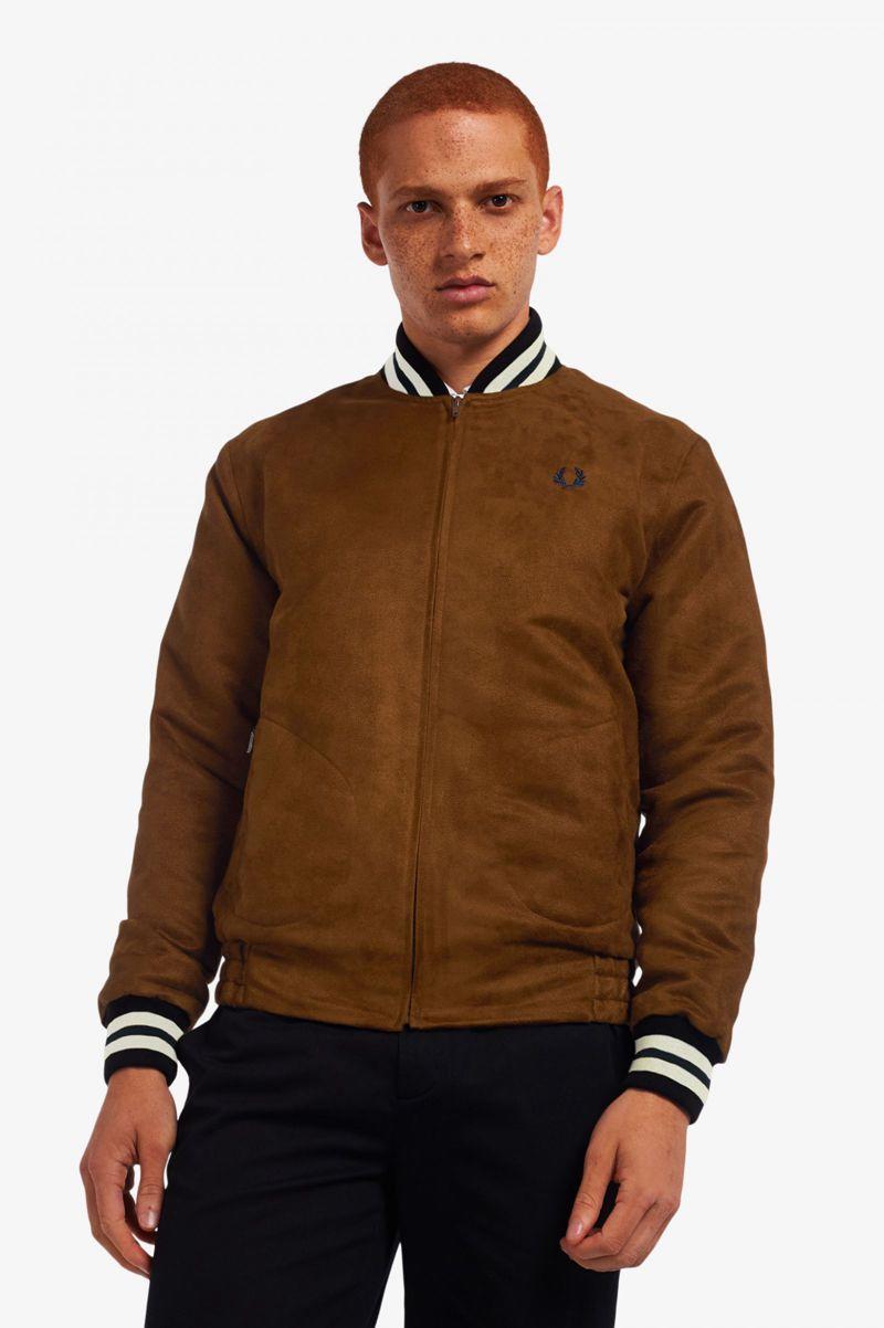 Dark Brown Fred Perry J2848 Men\'s Jackets | PH 1202PJJQ